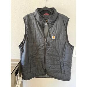 Men's Carhartt Lightweight Puffer Gilliam Vest Black size 2XL Tall. GUC.